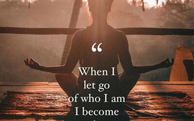 Let Go to Become Who You Might Be